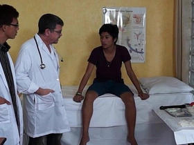 Healthy Asian twinks seek expert advice on their kinky bareback sex. The doctor, a fellow twink, listens to their concerns, then prescribes a steamy session of hot anal action.