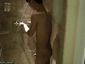 After a steamy session of bigcock gay fun, the AsianBoyz eagerly shower off their cum-soaked bodies, their youthful energy and raw sexuality on full display.