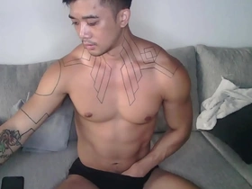 Asian athletic guy flaunts his chiseled physique, teasing and tantalizing on Chaturbate. Join the show for a steamy, sensual journey into gay erotica.