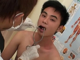 Asian twinks indulge in medical fetish, barebacking, and kinky sex. Piss play leads to intense cock sucking and raw, passionate fucking. Sensual scenes contrast with rough, kinky encounters, showcasing diverse Asian gay desires.