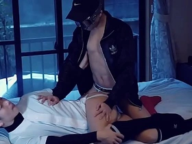 Japanese twink gets his tight hole stretched by a fisting master, while restrained in ropes. A wild mix of pain and pleasure, culminating in a hot cumshot.