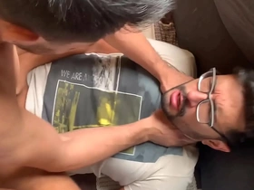Marcos, a stud with a sizable package, dives into a steamy encounter with a fellow amateur, exploring raw action, deepthroat, and intense backdoor bliss. Brazilian amateur meets Japanese stud for a wild, cum-filled ride.
