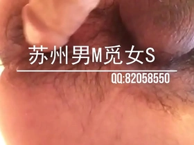 A guy in Suzhou, China, craves a wild anal ride while masturbating with his favorite dildo. He's on the prowl for a hot chick to join in on the fun and fill his rear with pure ecstasy.