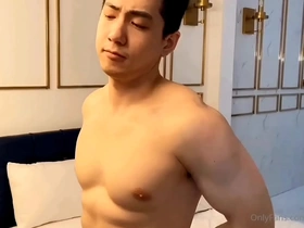 After months of teasing, the tantalizing Vietnamese model Dungquocdat finally delivers the climax. This solo scene features his dreamy face covered in a glorious cum shot, leaving viewers craving more.