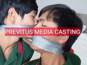 Soldier and cop fall for a fake casting, handcuffed and bound, they're plunged into a world of gay pleasure by a skilled Vietnam porn producer. Previtus Media Studio delivers raw, intense action.