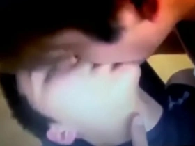 Sensual gay encounter unfolds as two Asian boys explore each other's bodies with passionate kisses and tender tongue play. Ears and tongues become the focus of their intense, erotic connection.