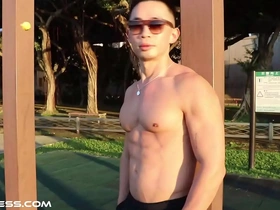Craving muscular hunks? Dive into Zai-Fitness.com's enticing world, where chiseled Asian gods flaunt their massive pecs, sculpted abs, and irresistible physiques. Indulge in muscle worship and adoration.