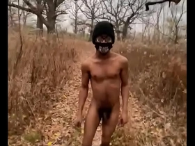 Married twink naked walk in the woods