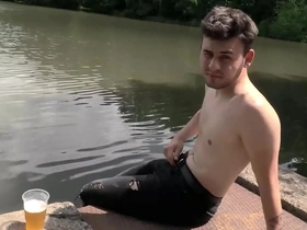 Vojta chills by the pond and a random guy passes offers him money to fuck his ass - bigstr